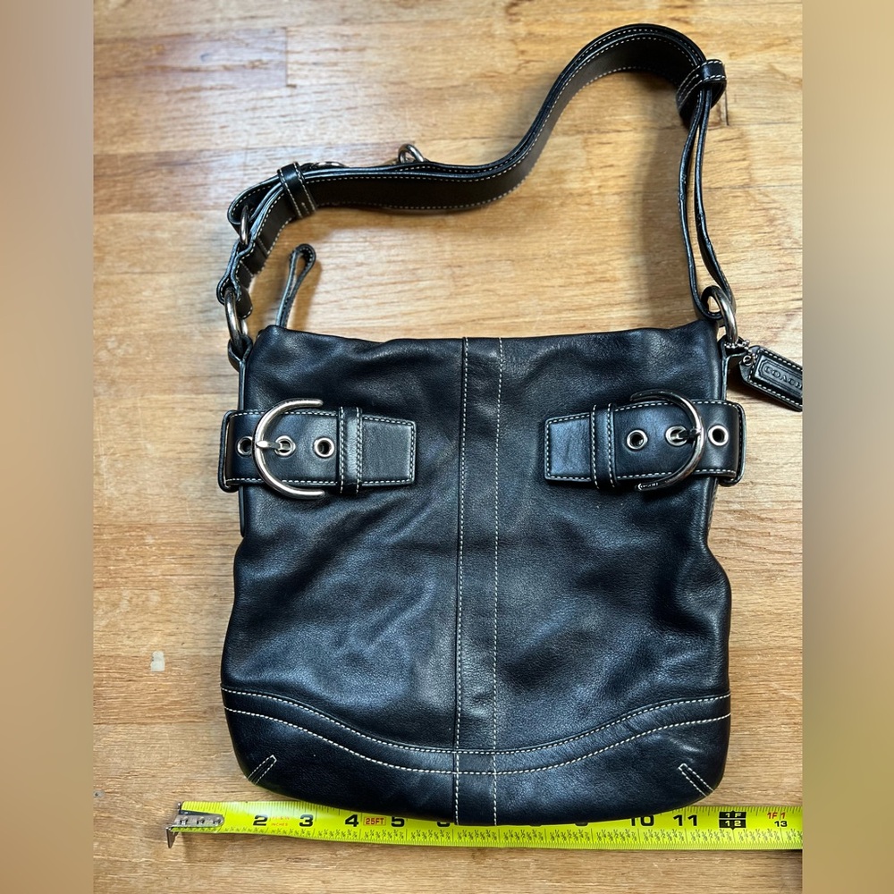 Beautiful genuine leather Coach purse